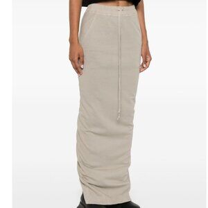 Rick Owens Beige Maxi Skirt